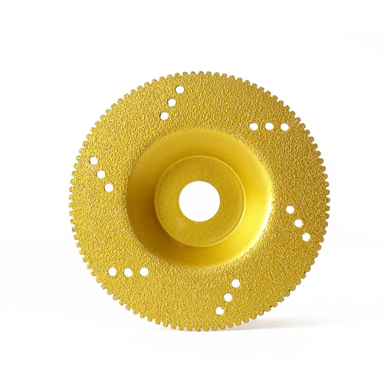 100mm Vacuum Brazed Abrasive Diamond Cup Cutting Grinding Wheel Disc For Quartz Marble Granite Tile