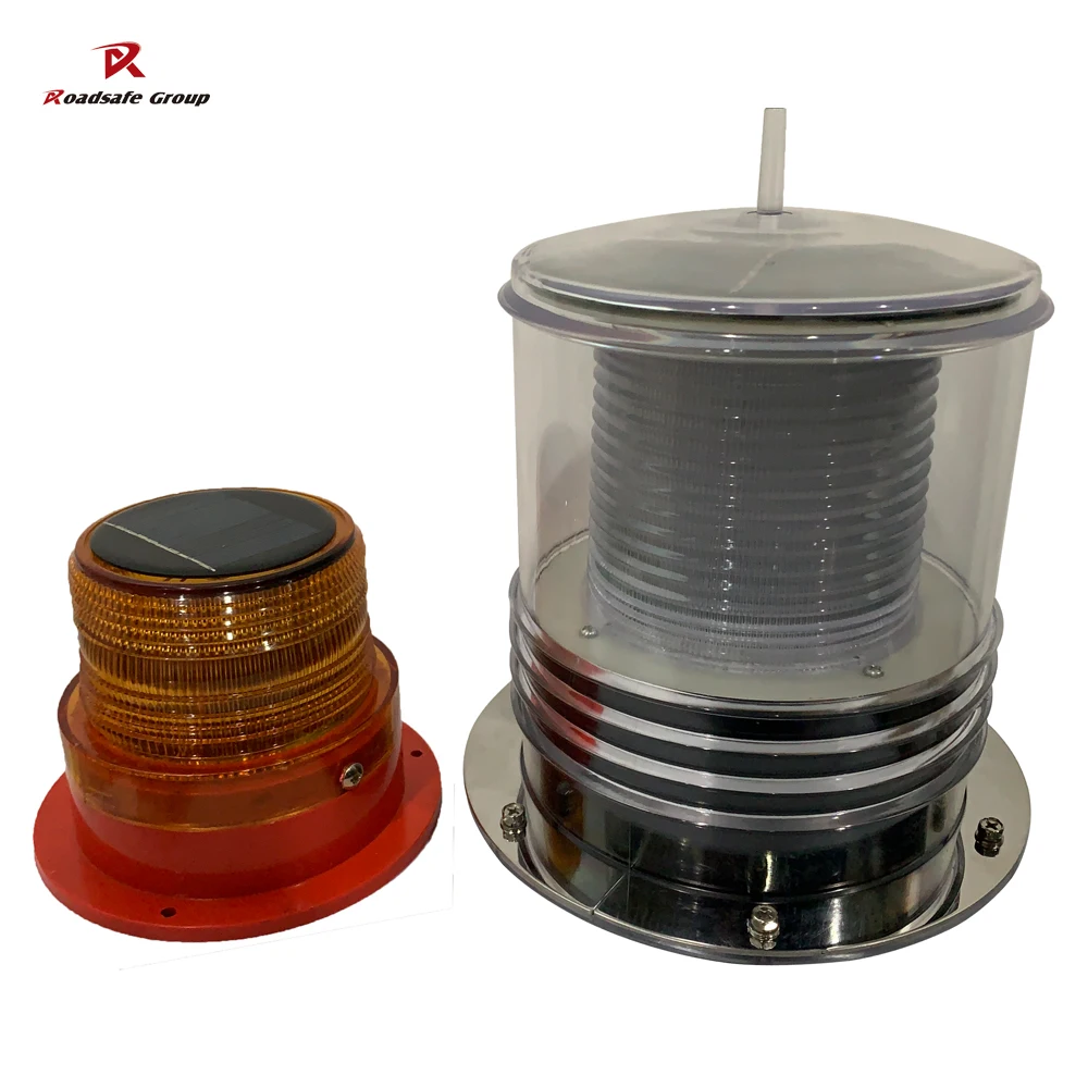 
Solar Marine Nautical lights LED Warning / off road LED red solar flashing lights marine lantern 