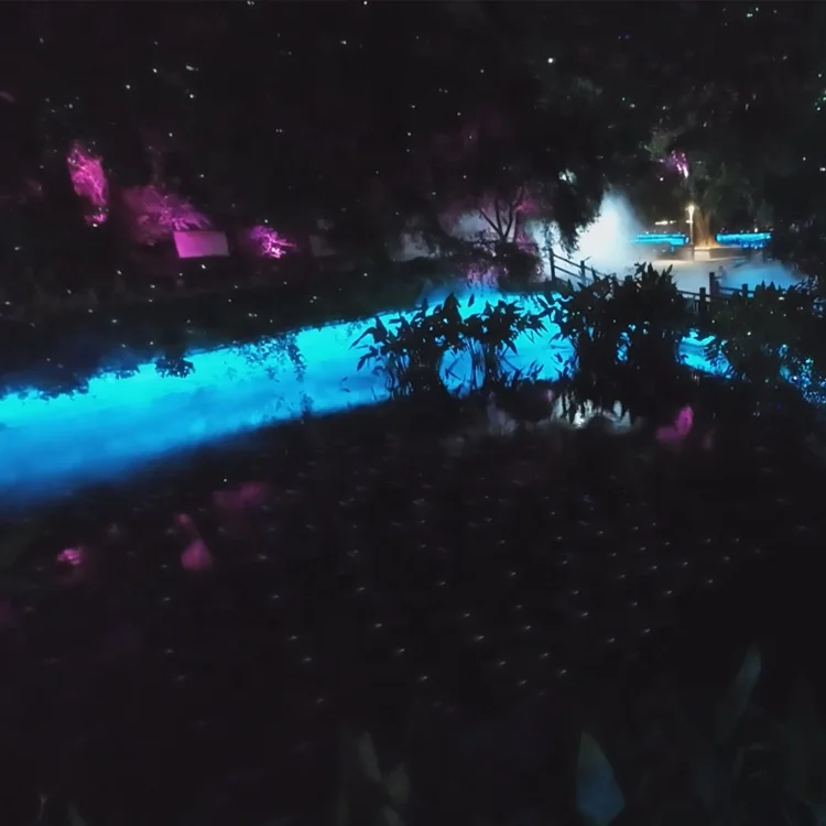 Artwatershow New Arrival Multifunctional Outdoor Fog Fountain With Amazing LED Light Mist Fog Fountain