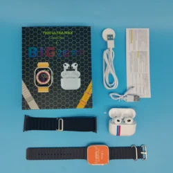 T900 Ultra Max fashion smart watch with earphonE 2in1 Touch screen Fitness tracker Sport Heart rate appl smart watch
