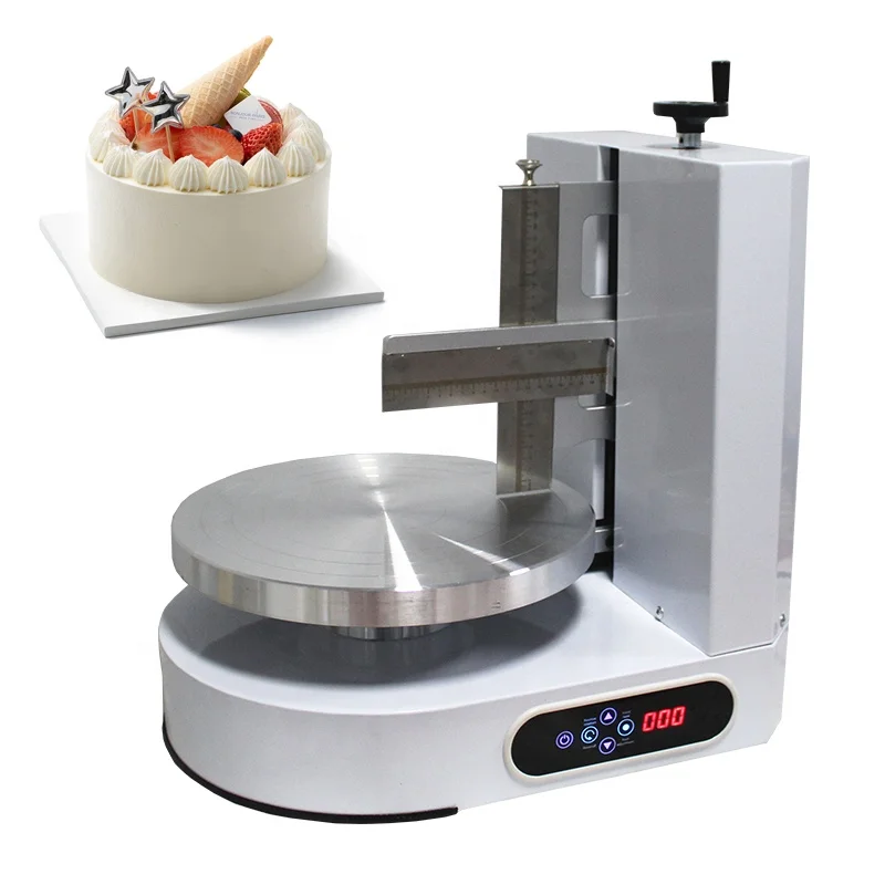 Birthday Cake Icing Machine Professional Coating Daub Decorating Cakes