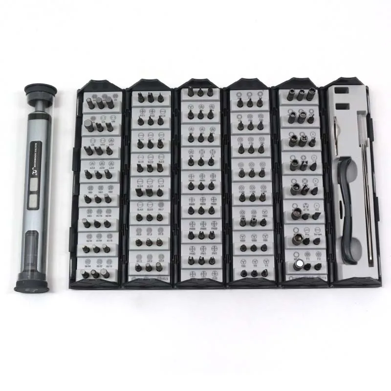 126 in 1 Magnetic Cordless Screwdriver Multipurpose Household repair tools laptop Suitable precision Electric screwdriver set