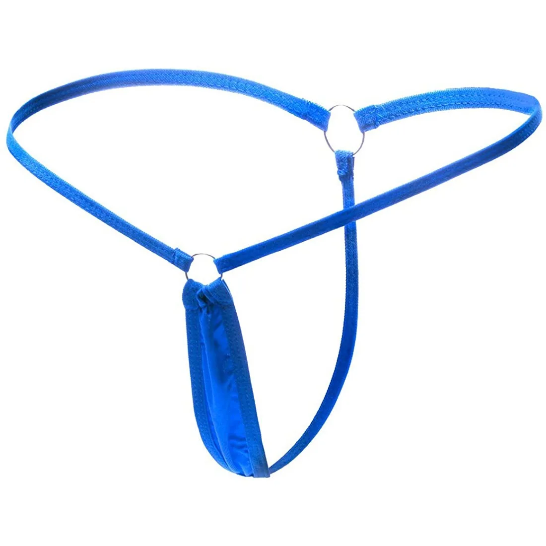 G411 New Design Sexy Thong For Women, Solid Color Leather Look Fabric Mini T Pants,Super Simple Low Waist Sexy Mini Thong.