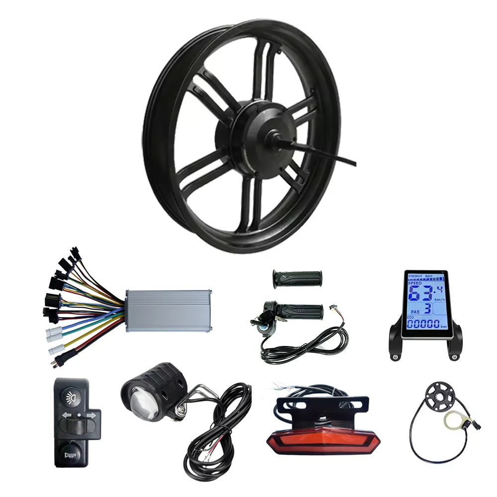 20 20x4.0 20x4 Inch Geared 48V 750W 1000W Fat Tire Rear Wheel Hub Motor Electric Bicycle E Bike Conversion Kit