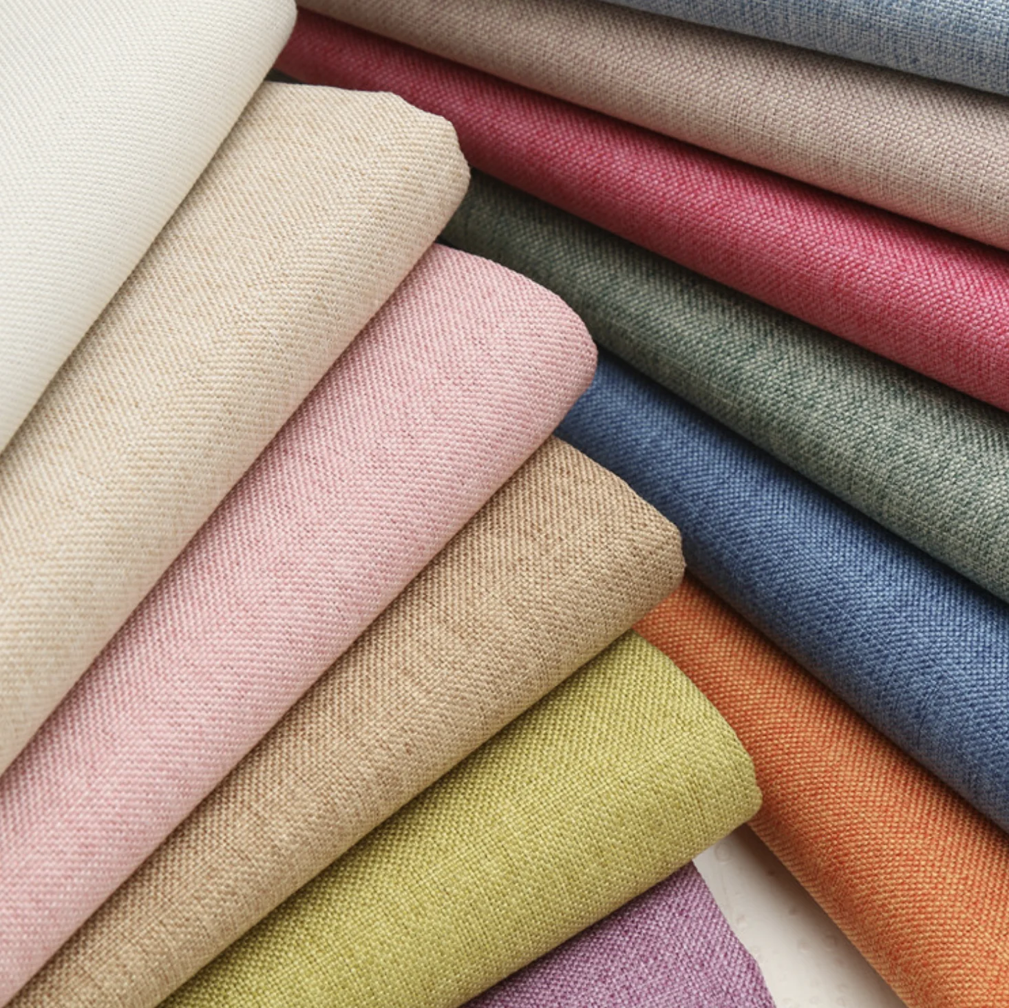 New Arrival Hot Sale Pure Color 100% Linen Fabric For Shirts Suits Home Textile Bedding Curtains