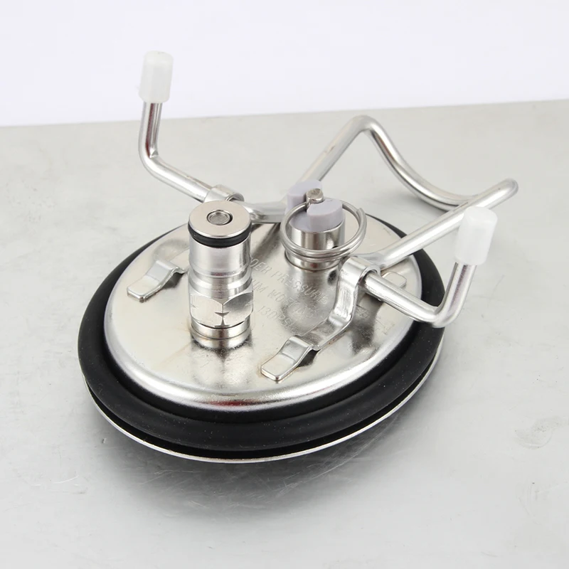 stainless steel 304 Cornelius Keg Lid New Replacement Beer Barrels Lid with release valve Corny soda Keg Lid