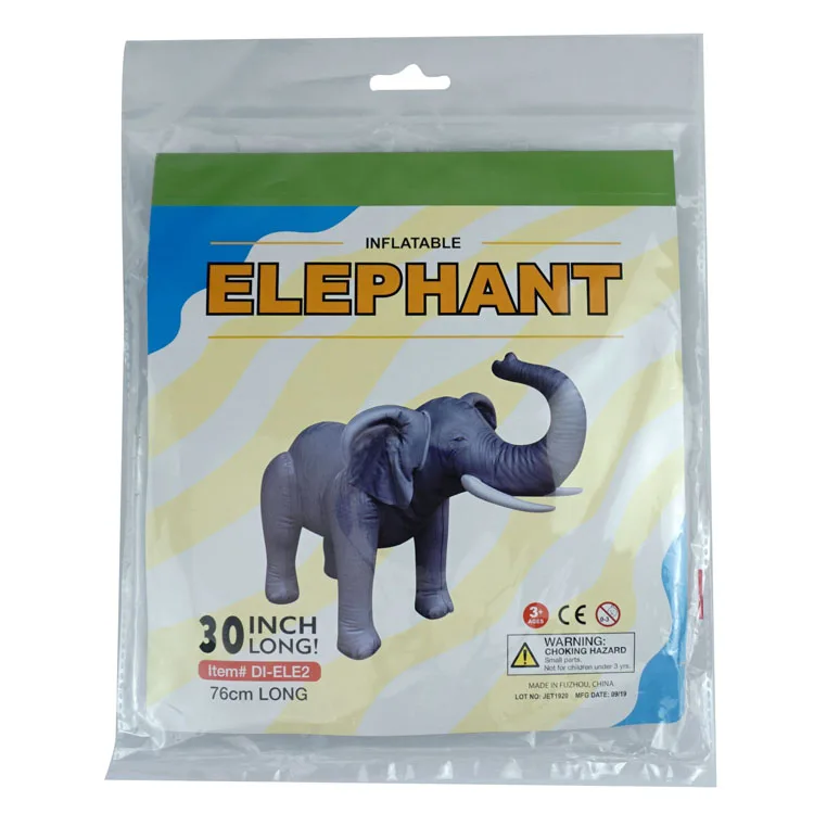 
PVC Balloon Animal Toy for party inflated animal costumes for kids Realistic inflatable elephant 