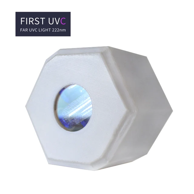 Firstuvc FAR-UVC 222nm 2 Вт шестиугольник-серия портативный Excimer дезинфекции UVC лампы безопаснее чем традиционные 254nm