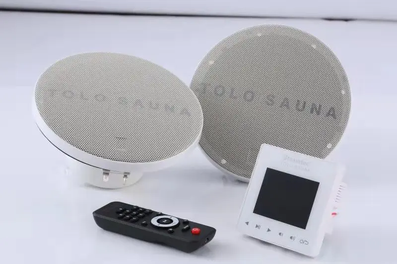 TOLO SAUNA Music System Waterproof Speaker For Sauna Steam Shower Room Blue Tooth Wireless Remote Control Steamtec Brand 6 inch