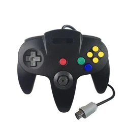 Wired Colorful N64 Gamepad For Nintendo N64 With Console Plug Classic Gold Silver Joystick For Nintendo 64 Manette