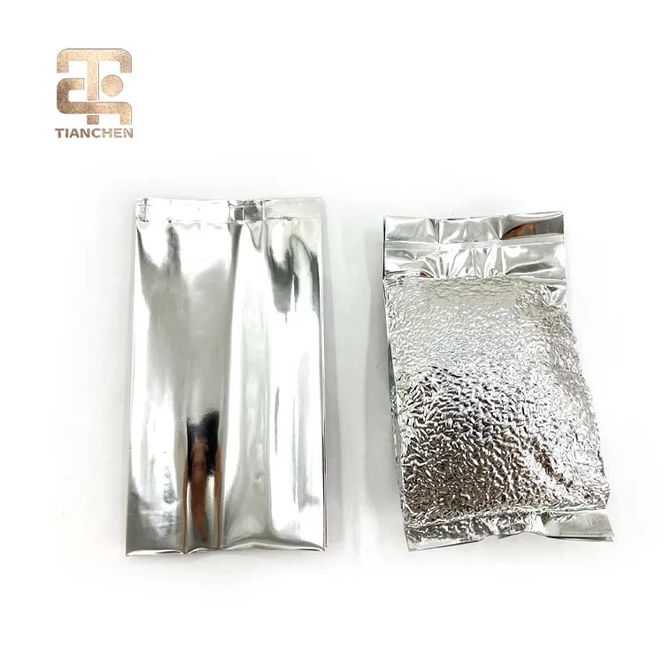 Wholesale Custom Food Packaging Storage Plastic Vacuum Bags Silver Aluminium Foil Bags