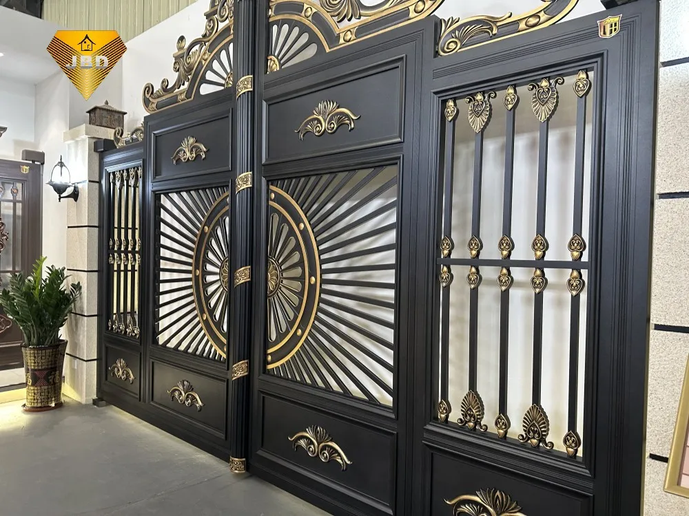 JBDhome High Quality Customized Automatic Patio Gate Fashion Villa Garden Retractable Gate Guard Your Home