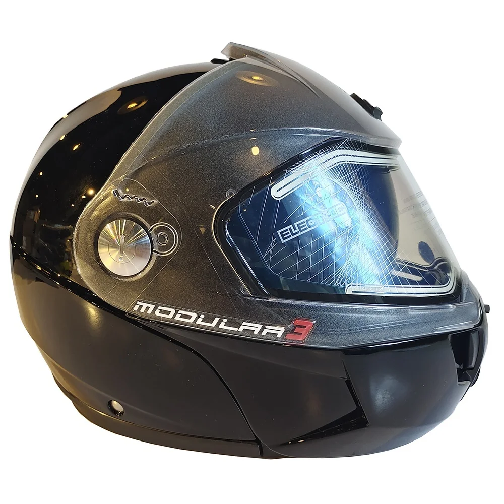 Hot Selling Good Quality Latest Design Safety Useful Snowmobile Black Helmet for BRP Ski-Doo