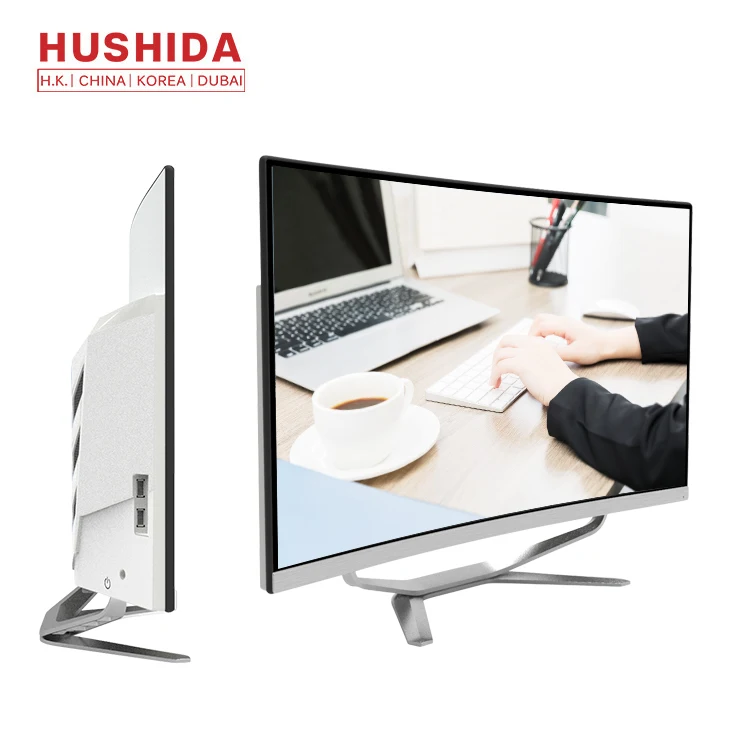  Hushida 27 дюймовый изогнутый экран моноблок 4th Gen I7 4G 128G Бизнес-все в одном настольный