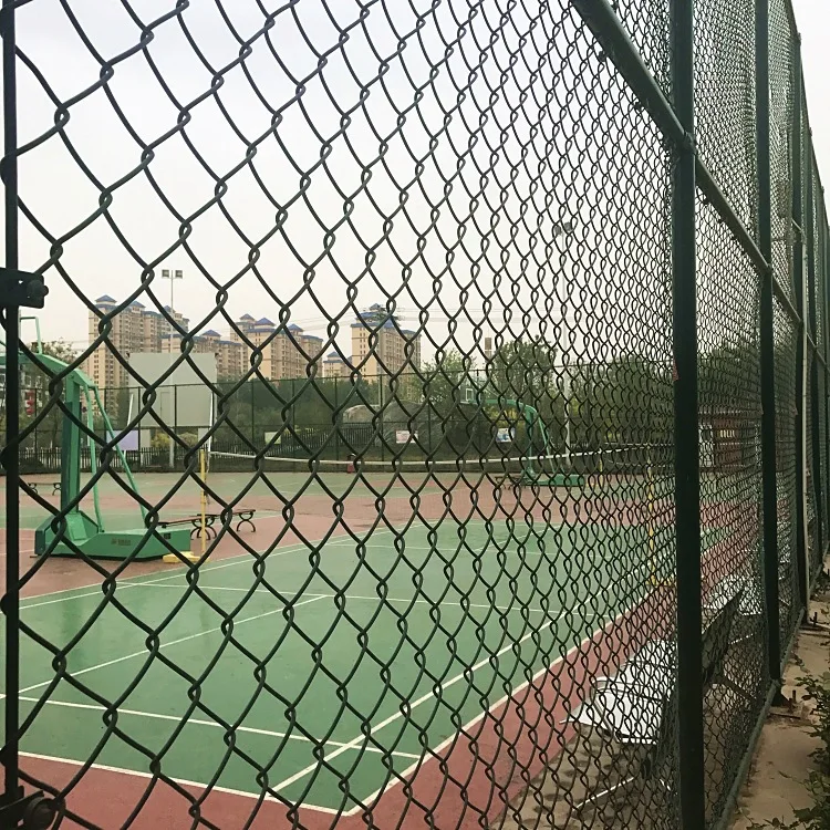 Manufacture Hot Dipped Galvanized Pvc Coated Chain Link Fence Netting Used As Fence For Playground Garden Super Highway Airway