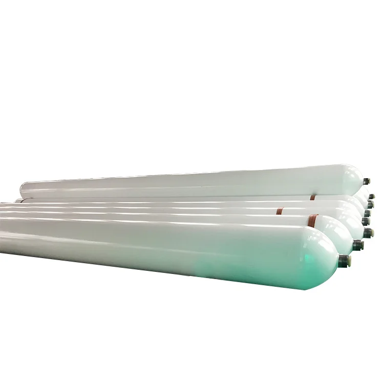 tubes skid cng trailer / Large Capacity Seamless Steel Gas Cylinder N2 He Air Hydrogen Cng Cylinder Tube Bundle Container Tank