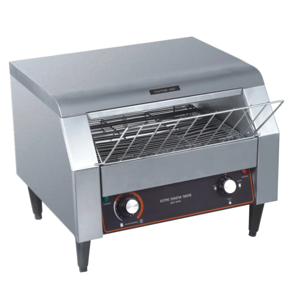  ECT2415 Stainless steel toaster with warming rack electric conveyor