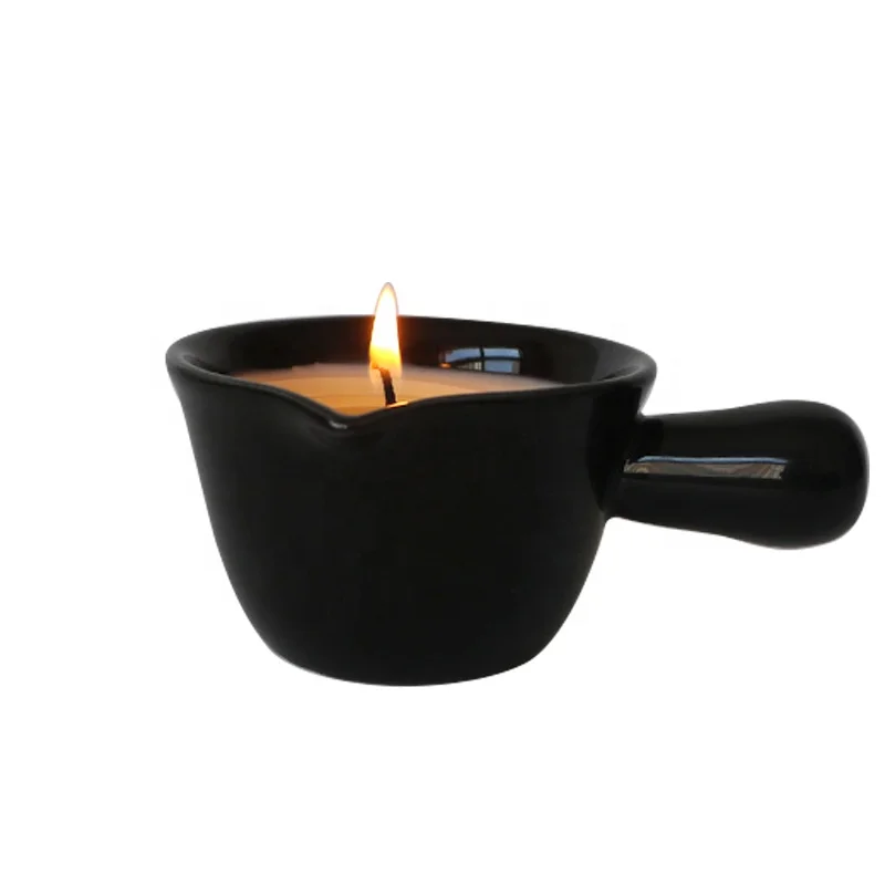 80g Low Temperature Skin Care Rich in Jojoba Oil Natural Soy wax Scented Massage Candles for SPA