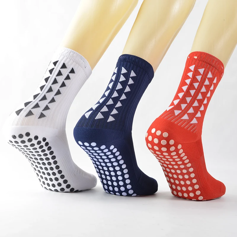 Wholesale Pirvate Logo Mens Grip Soccer Socken New Custom Anti Slip Sports Ski Socks