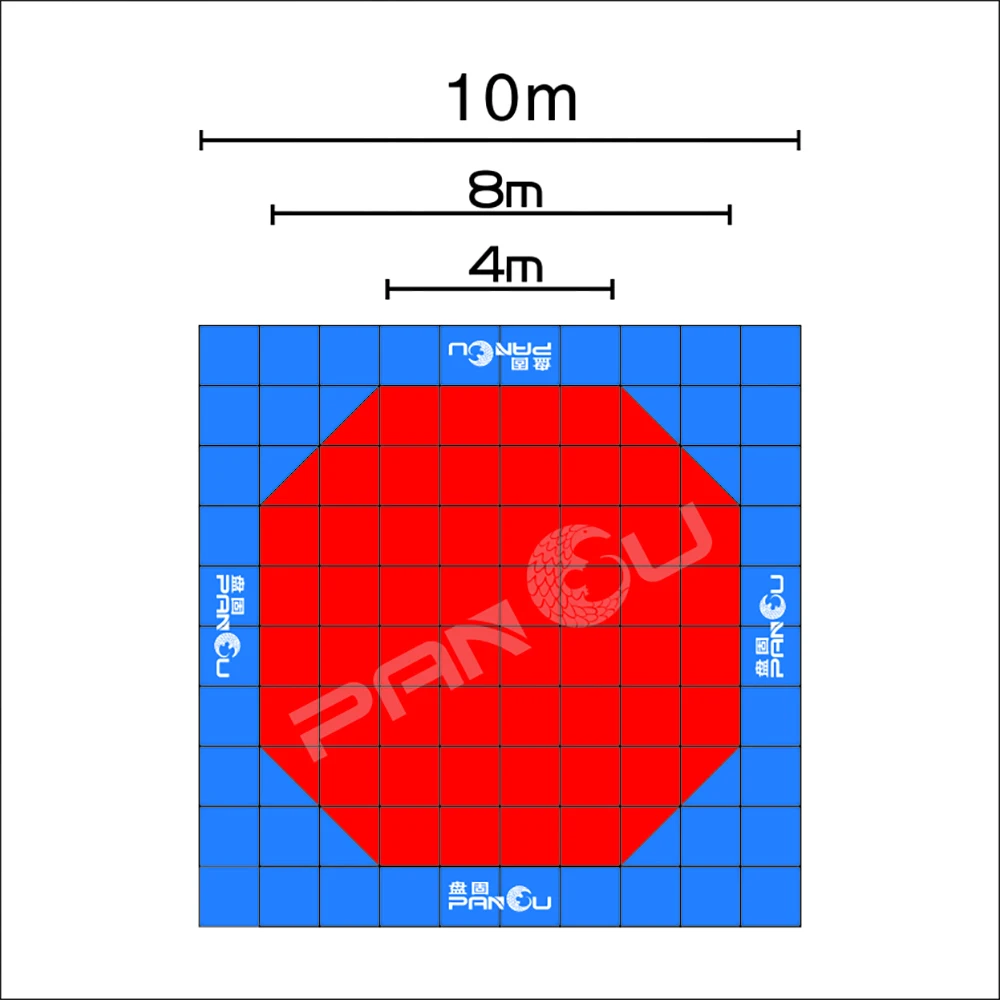 Most popular Eva Foam Judo Mat Non-slip and wear-resistant Taekwondo Mat Customized multiple patterns Martial Art Mat for sale