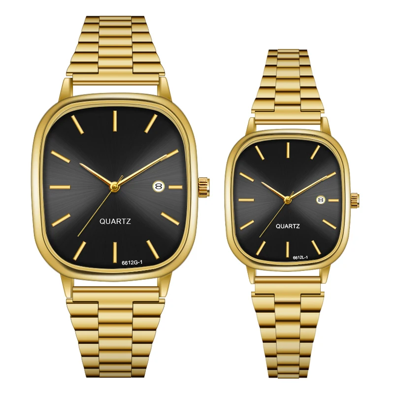 Guangdong Relojes De Pareja Custom Personality Valentine Lover Watch for Couples Classic Gift Set Luxury Watches Orologio Montre