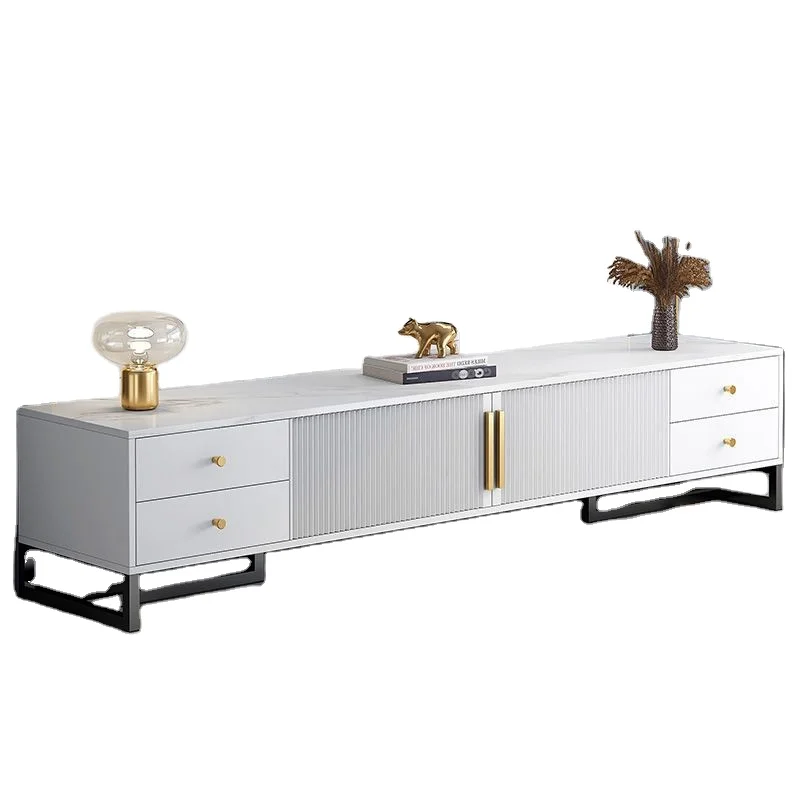 New Design Modern Simple Designs High Gloss Wood TvCabinet With Drawer