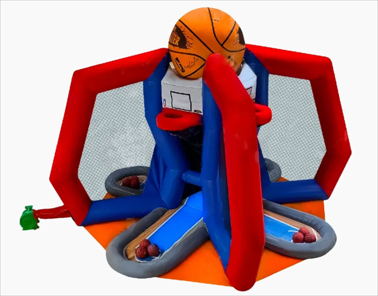 Commercial Giant shooting game Challenge Goal Buzzer Beater inflatable basketball game for party