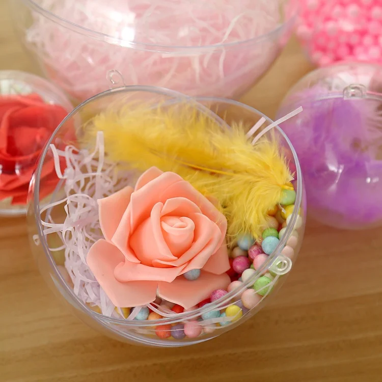 China factory 4cm 5cm 6cm 7cm 8cm 9cm 10cm 12cm 20cm 30cm 40cm acrylic clear ball with hole for sale