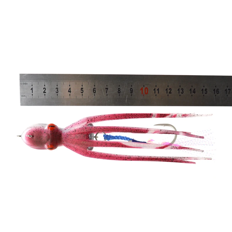 15cm 20cm Rubber Squid Skirts Octopus Soft Fishing Lures Luminous Baits Squid Jigs Hooks Squidjig Fishing Lure