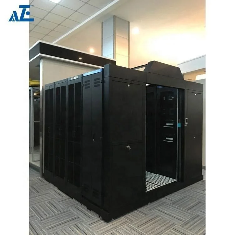 42u Aisle Containment Sliding Door 1200mm deep Network Cabinet Prefabricated Modular Data Center