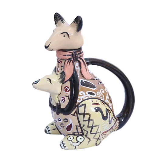 TP33 чайник для кофе в форме кенгуру в марокканском стиле, экологичный керамический чайник для человека