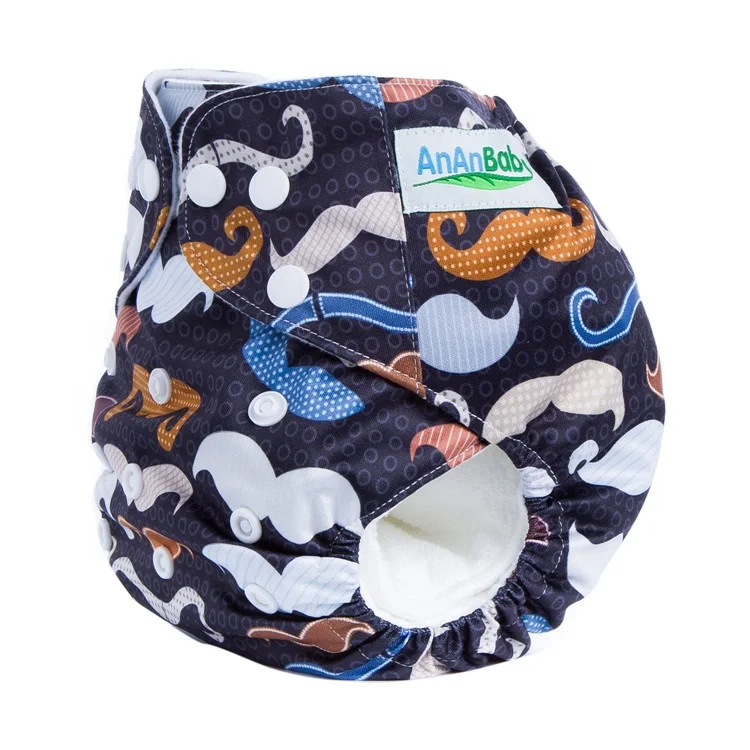 
Wholesale Super Soft Microfiber Reusable Diapers Cotton Nappies Washable Baby Diapers for Sale 