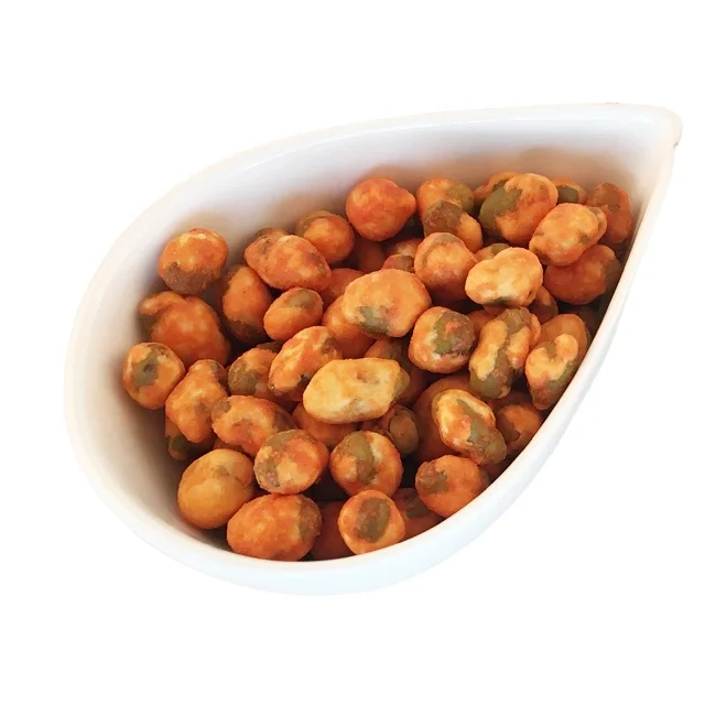 Chinese Wholesale Bean Snacks Healthy Coated Green Pea Protein Snacks