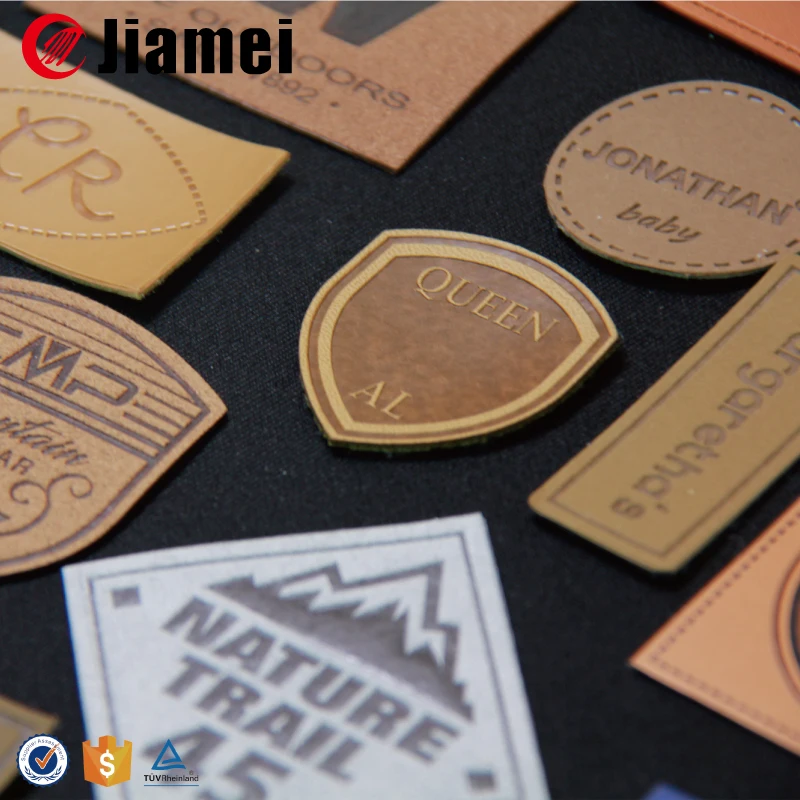 Под заказ различные кожаные логотипы для джинсов