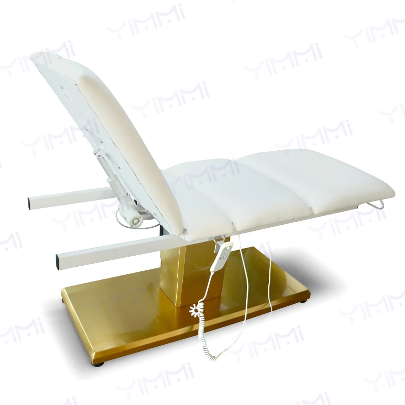 Lightweight Gold Base Massage Cosmetic Bed Puncture Aesthetic Facial Table Eyelash Electric Massage Bed