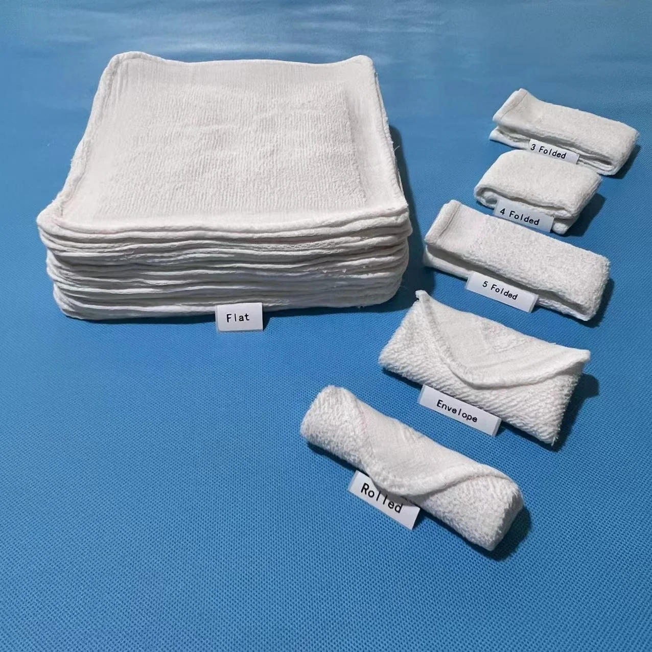 All kinds of packages Cotton white small disposable face towel for wet towels for airplane for restaurant
