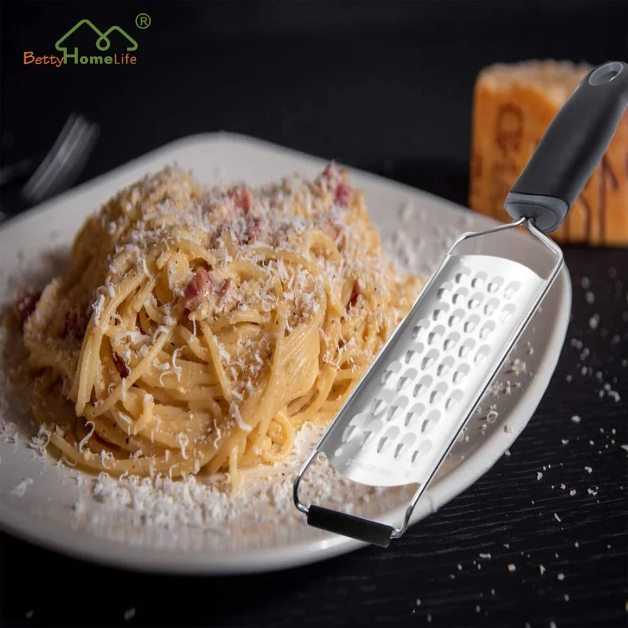 New Kitchen High Quality Stainless Steel Blade Ergonomic Soft Handle Lemon Zester Ginger Potato Grater Slicer