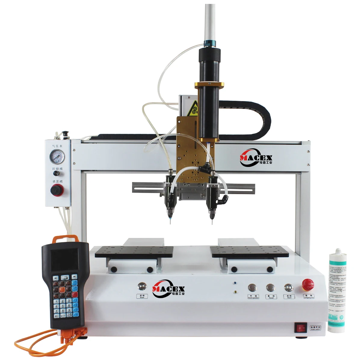 Automatic glue dispensing machine-Double Head Silica Gel Dispenser for PCB,LCD