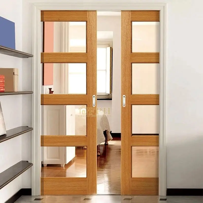 Customized Break Aluminium Profiles Glass Pocket Sliding Door Heavy Duty Patio Sliding Doors