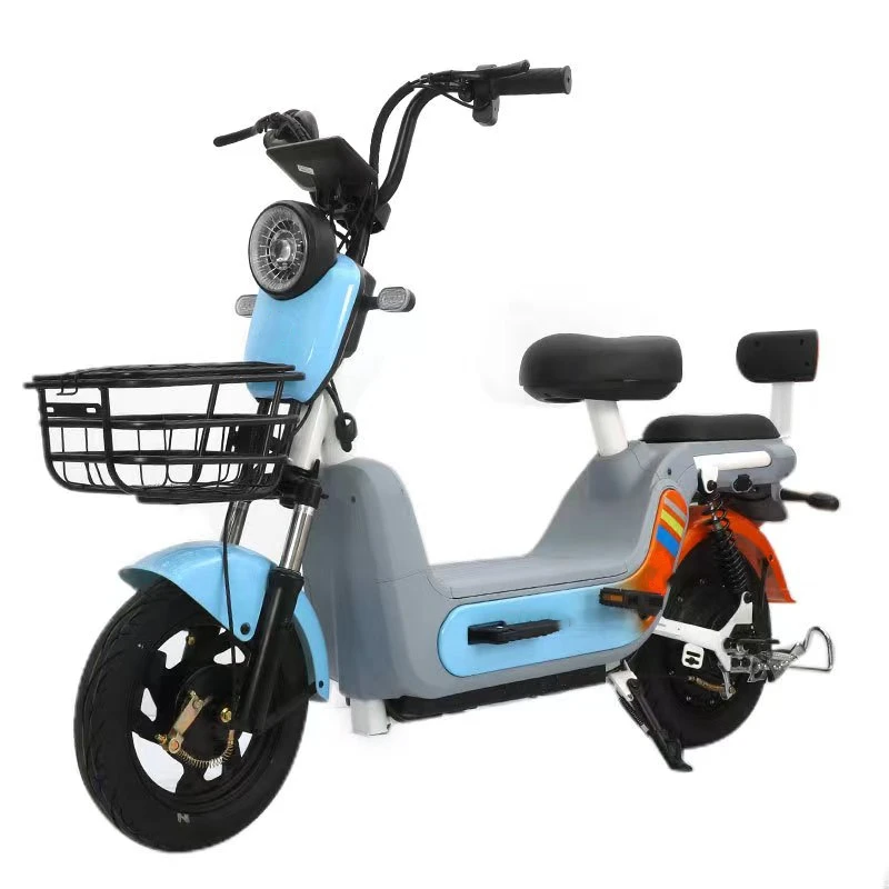 2024  HIGYM 2 wheels electric scooter  14 inch High Carbon Steel Frame Electric City Bike 48V/500W Brushless Motor
