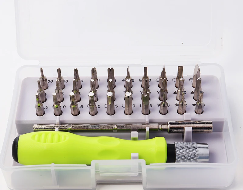 Precision Screwdriver Set for Phone Mobile Ipad Camera Maintenance Tool  32 In 1 Mini Magnetic Screwdriver Set