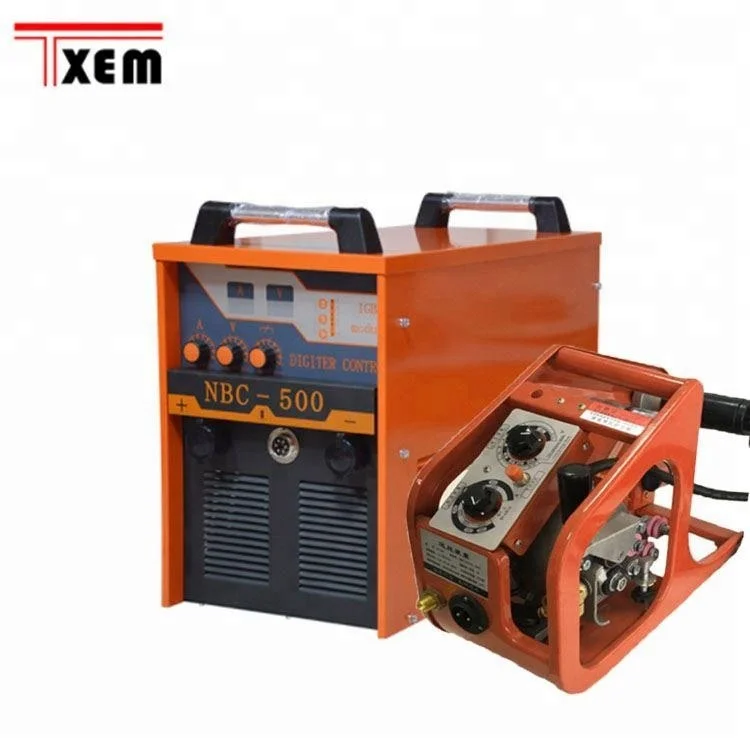 Manufacture Nbc500 Mig350 Amp 15kg Wire Digital No Gas 3 In 1 Heavy Industrial Mig Welding Machine Price Mig Welder