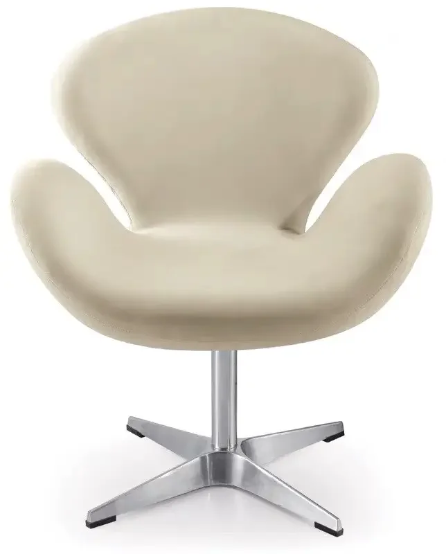 Office Building Waiting Area Leisure Swivel Chair Modern Leather Fabric Living Room Chair
