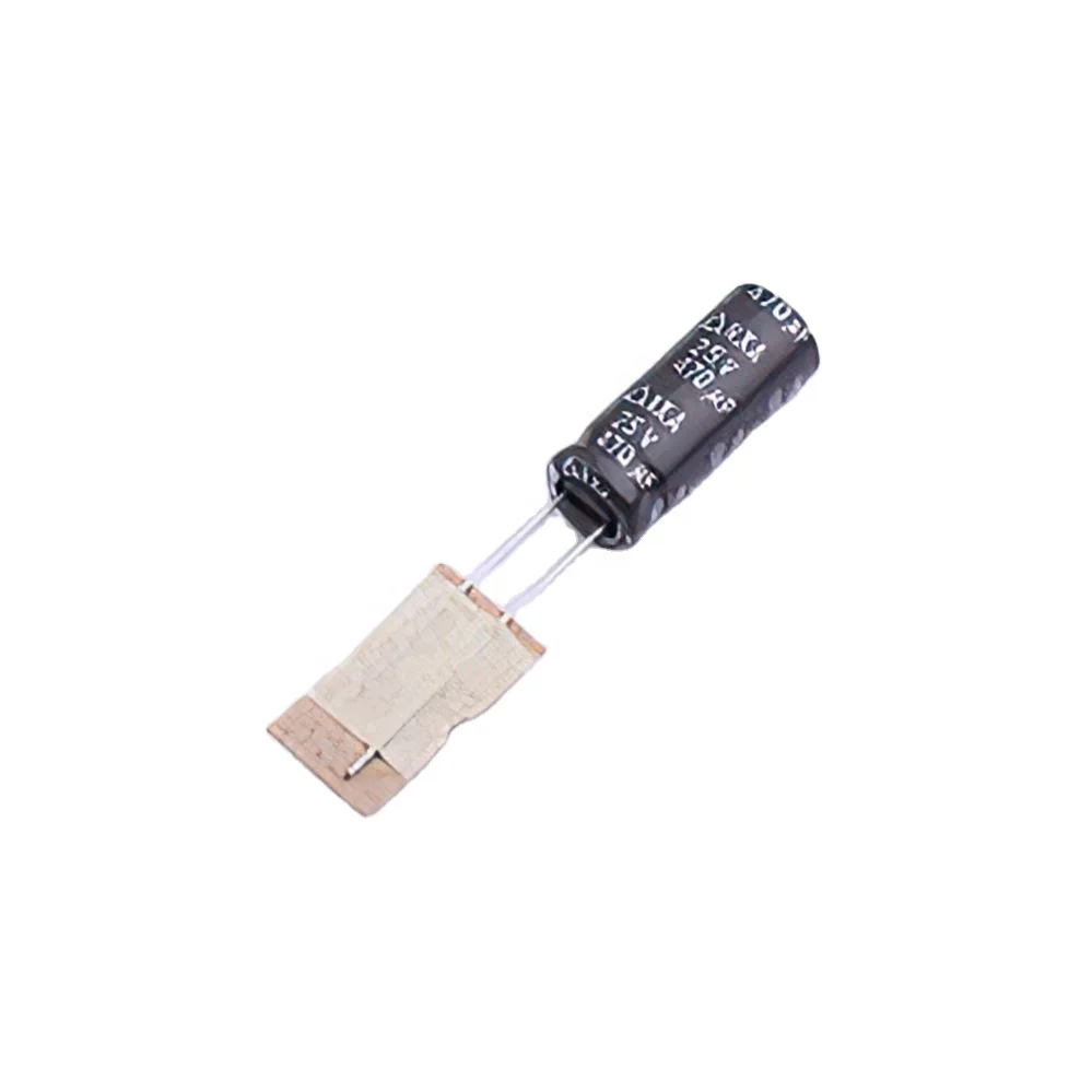 Aluminum electrolytic capacitors 470uF 20% 25V NXA25VB470M8*20 3.5TP plug-in 8x20mm mlcc film capacitor