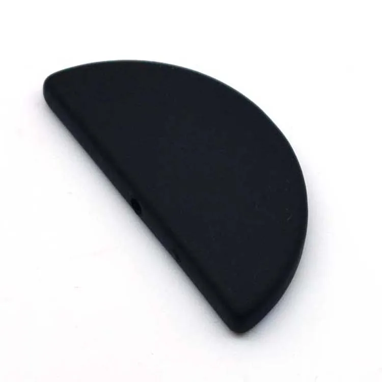 hot sell half circle plastic beads bracelet diy accessory waist beads matt acrylic beads for making jewelry