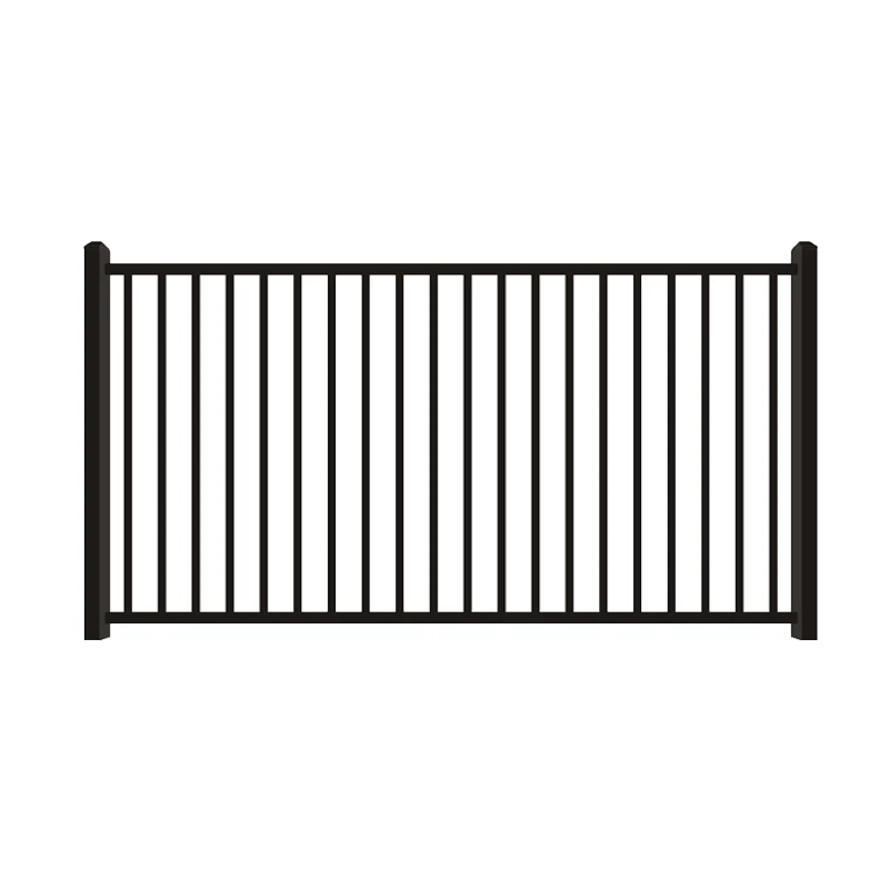 iFlat-Topped Cast Iron Swimming Pool Fence Durable Home Fencing Trellis and Gates Product Wrought Iron Fence