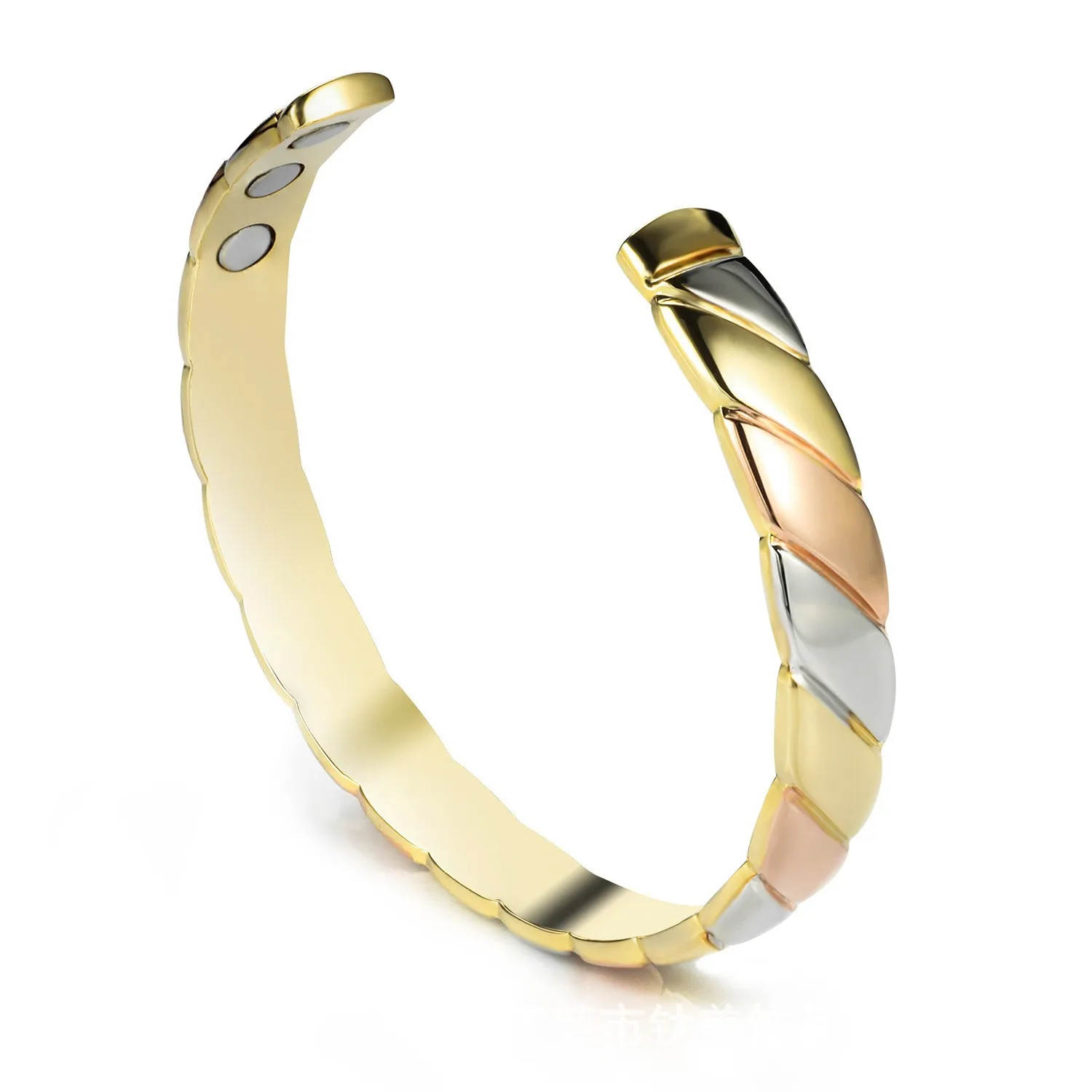 Wholesale Handcrafted Braid 99.99% Pure Copper Magnetic Bangles Adjustable Minimalist Copper Wire Bracelets Pour Femme Women