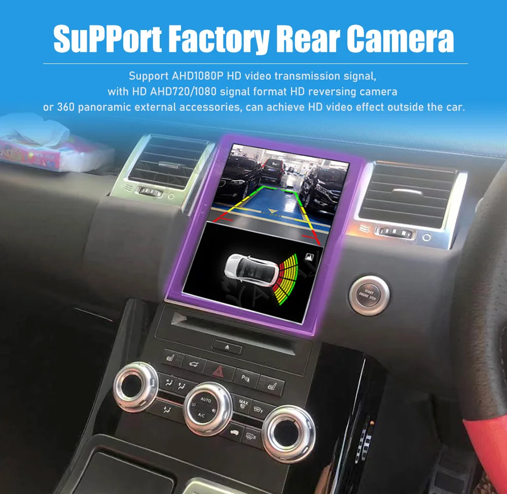 Автомагнитола на Android 11 GPS навигация RHD Carplay мультимедийный плеер для Land Rover Range Sport L320 2009-2013