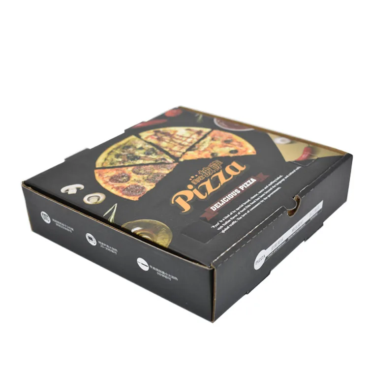 E Flute Custom Printed Pizza Box Recyclable Corrugated Box