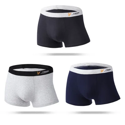 
Custom Knitted Men Underwear Boxers Men 100% Cotton Custom Bulk Boxer Briefs Custom Underwear 